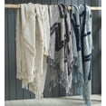 thumbnail image 4 of Peppermint Home Diamond Cotton Tufted Throw Blanket, 50"x 70", Navy, 4 of 5