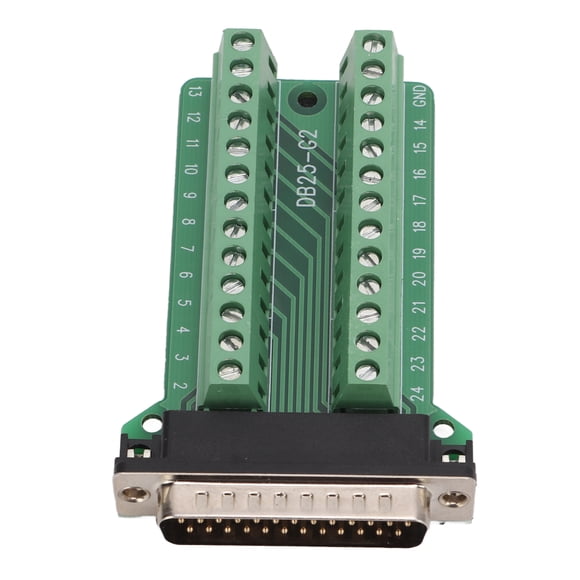 Module 25Pin Terminal Block Connector Signal Module Riveting Type PCB Board for Communication Debugging