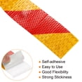 thumbnail image 4 of Uxcell Reflective Tape, Waterproof Adhesive High Visibility Caution Warning Safety Tape Reflector for Trucks Trailers Yellow Red, 4 of 6