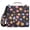 Cartoon Flowers and dots, variant on 3 Ring Zipper Binder with Shoulder Strap Waterproof Trapper Keeper 2 Inch D-Ring 500 Sheets Capacity Cartoon Flowers and Dots