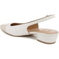 thumbnail image 2 of Naturalizer Women's Banks Slingback Pumps Warm White/Porcelain Toe Cap 9M, 2 of 3