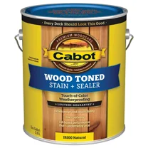 4-Pack of 1 gal Cabot 19200 Natural Wood Toned Deck & Siding Stain