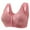 Hot Pink, variant on oqasdz Bras for Women Casual Button Down Breathable Top Underwear without Steel Ring Gathering Bra