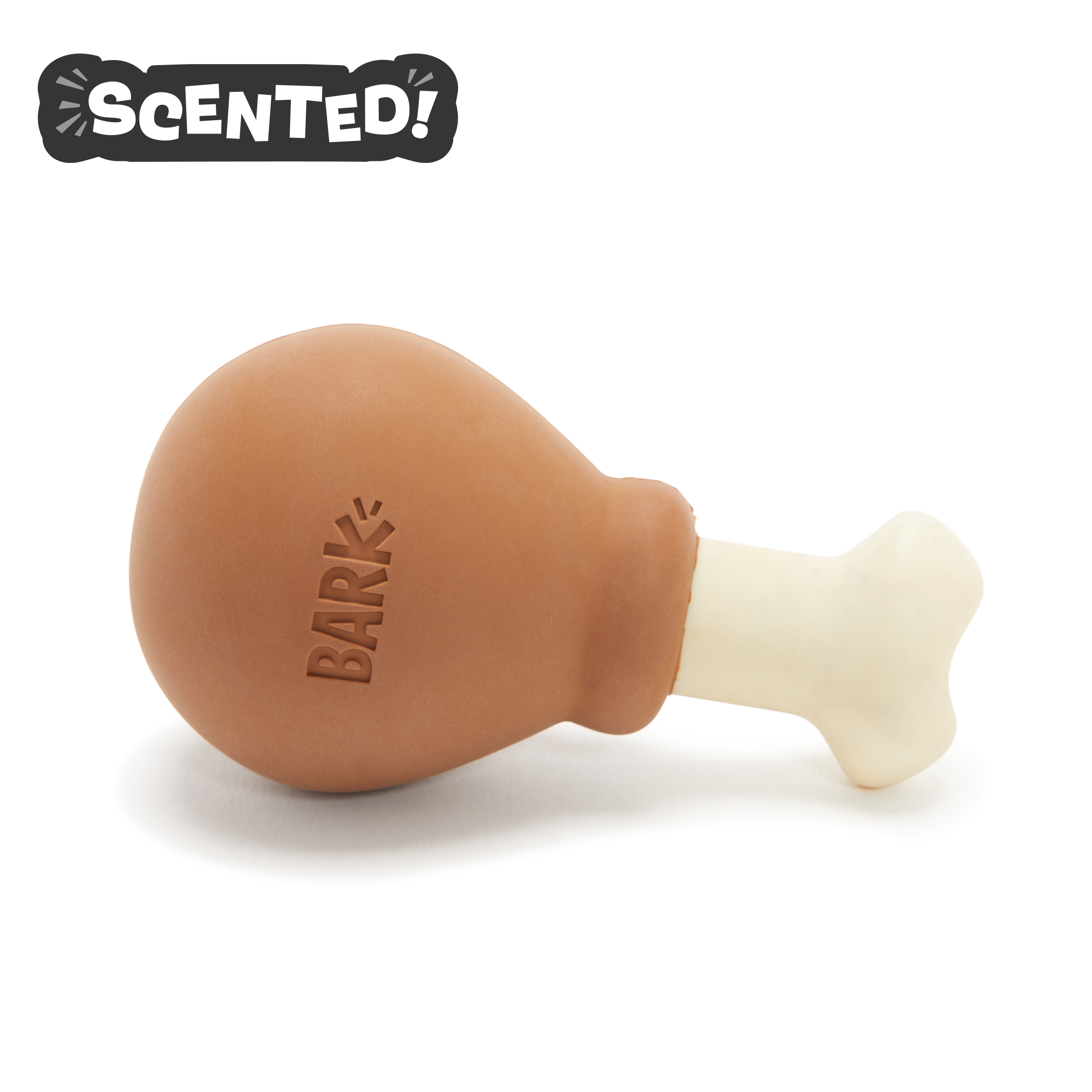 BARK Drumstick Chicken Scent Chew Dog Toy, Medium & Large photo 2
