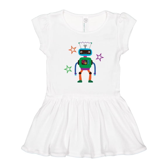 Inktastic Funny Robotics Team Robot Girls Toddler Dress