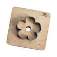thumbnail image 1 of Troquel de corte de cuero con flores para manualidades, plantilla fácil de usar, manual para álbumes de recortes 35mm, 1 of 9