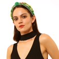 thumbnail image 5 of Diademas anchas con cristales de estrás, turbante con nudo, banda para el cabello vintage a la moda, 5 of 5