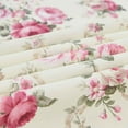 thumbnail image 4 of Vintage Floral Rectangle Tablecloth Shabby Chic Flower Table Cloth Spring Table Cover Waterproof for Dinner Kitchen Picnic, Pink, 60x84 Inches, 4 of 6