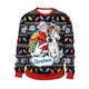 thumbnail image 2 of Suéter de cuello redondo con estampado nuevo de Navidad 2024 para amantes de los hombres y las mujeres Suéter feo de Navidad Blusas de otoño e invierno, 2 of 5
