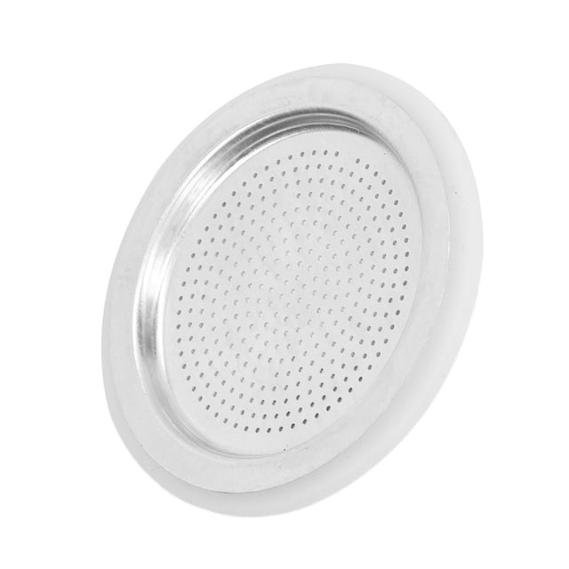 Coffee Pot Filter, Aluminum Coffee Pot Filter Sealing Ring And Filter Set Reusable Aluminum Filter Disc Coffee Press Replacement Filter Reusable Metal Filter For Coffee