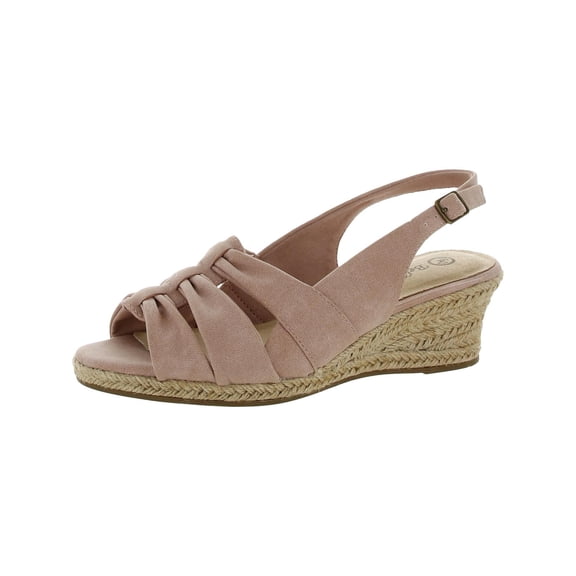 Bella Vita Womens CHEERFUL Faux Suede Espadrille Wedge Sandals