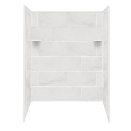 Samson Solid Surface 60 X 32 Three Panel Shower Wall Kit Samson Solid Surface 60 X 32 Three Panel