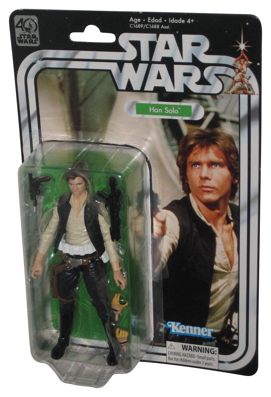 Han Solo Star Wars 6" Action Figure 40th Anniversary 