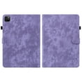 thumbnail image 2 of Dteck Case for iPad Air 13 inch 2024 or iPad Pro 12.9 6th/5th/4th/3rd Generation 2022/2021/2020/2018, Embossed PU Leather Folio Auto Sleep/Wake Cover, Multi-Angle Viewing Stand,Purple, 2 of 7