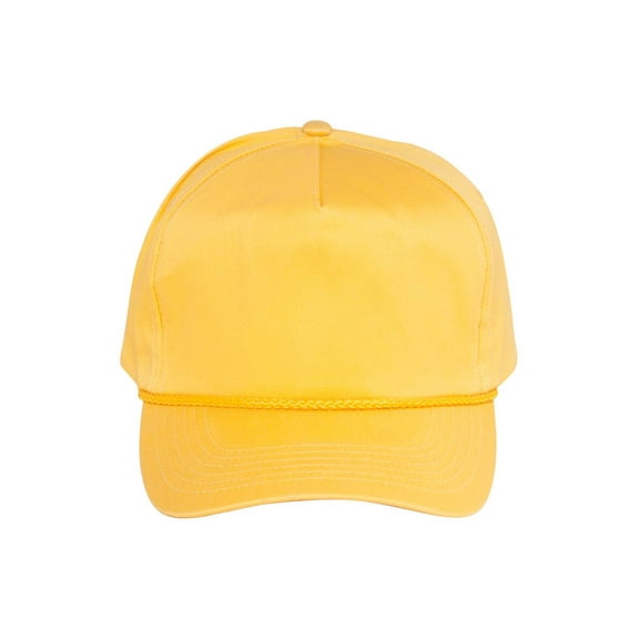 Cotton Twill Golf Cap - Gold
