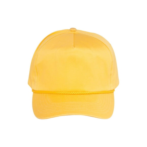 Cotton Twill Golf Cap - Gold