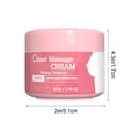 thumbnail image 3 of Crema reafirmante y lifting de senos para mujeres | Crema hidratante tensora de la piel | Cuidado nutritivo del busto | Mejora la elasticidad y las curvas | Tarro portátil de 50 g | Tratamiento de, 3 of 7