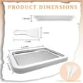 thumbnail image 3 of Rolled Ice Cream Maker Kit, 2026 New At-Home Stainless Steel Instant Freeze Plate with 2 Scrapers, DIY Rolled Ice Cream Tray for Easy Homemade Desserts, 3 of 6