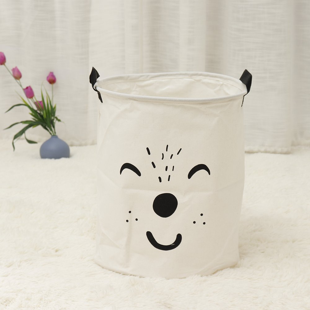 Kids Baby Foldable Laundry Hamper Clothes Basket Waterproof Washing Bag