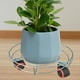 thumbnail image 3 of Soporte para plantas con ruedas, soporte redondo para macetas, carrito para macetas, jardinera Plata, 3 of 6