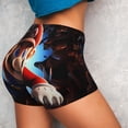 thumbnail image 4 of Lsque Mario Pattern High Waisted Biker Shorts for Women-Tummy Control Fitness Athletic Workout Running Yoga Gym Shorts,Moisture-Wicking-Small, 4 of 9