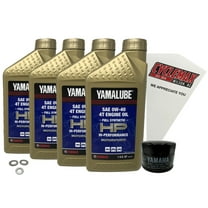Cyclemax FS Yamalube 0W40 Oil Change Kit 2012-2018 Yamaha RS Vector Snowmobile