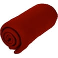 thumbnail image 4 of Imperial Home Fleece Blankets Bed, Travel & Throw Blanket Bulk Pack, Red 12-Pack, 4 of 6