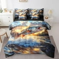 thumbnail image 1 of Erosebridal Hunting and Fishing Bedding Sets Queen Size, Pike Fish Bedding Queen Size, Rustic Farmhose Reversible Comforter Sets with Sheets, Ultra Soft Bedroom Decor, 7pcs, 1 of 6