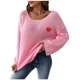 thumbnail image 2 of Neewe Women's Oversized Sweaters 2025 Long Sleeve Fuzzy Knit MXsual Chunky Pullover Sweater Fall Outfits Clothes, 2 of 7