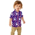 thumbnail image 2 of Gibobby Blusas Para Niñoses Camiseta de manga corta con estampado del 4 de julio para niños pequeños y niñas(Morado, 13-14 Años), 2 of 4