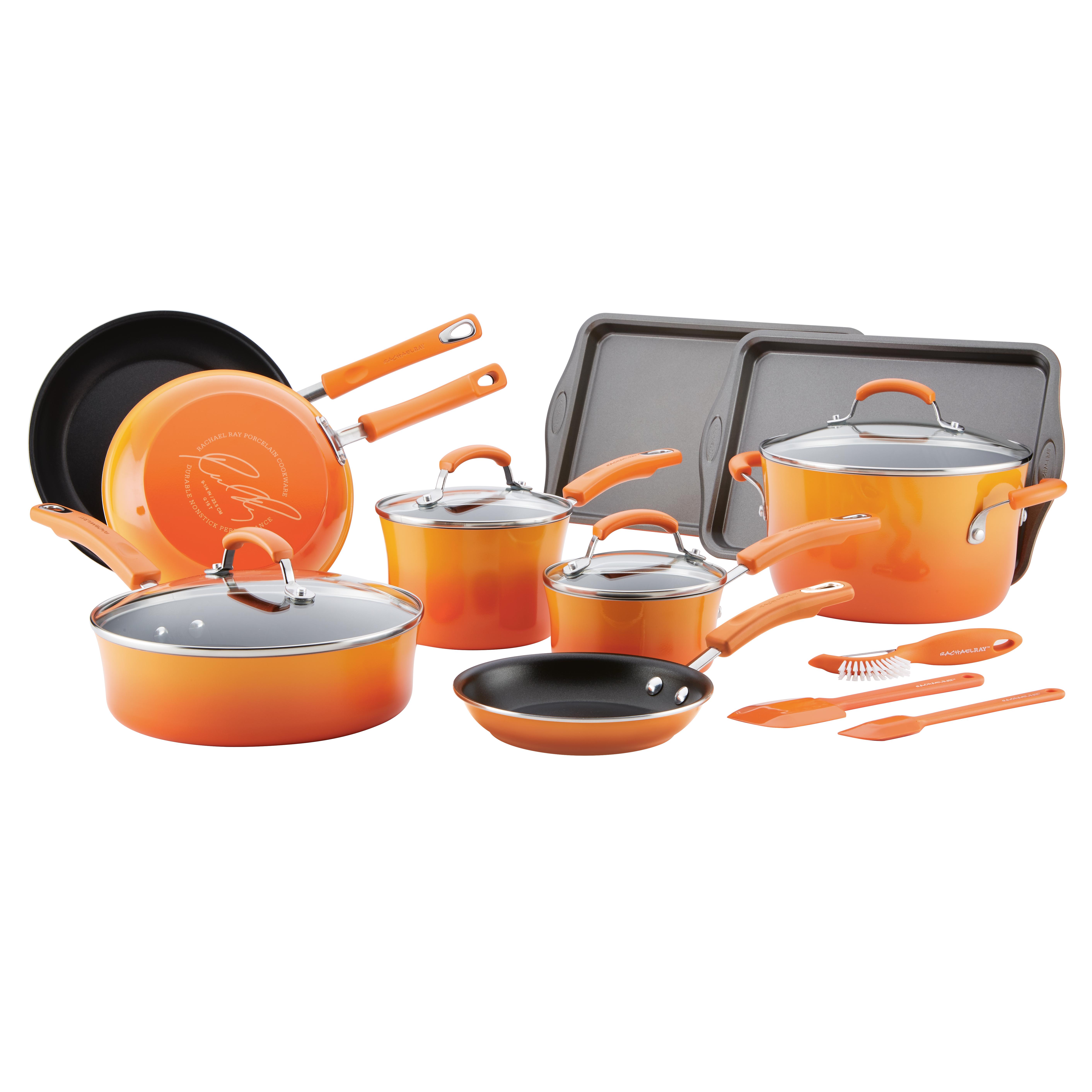 Rachael Ray 16-Piece Cookware.