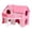 B, variant on Hamster Cage Playpen with Hideout Villa – Acrylic & ABS Modular Small Animal Habitat, Transparent Exercise Pen & Sleeping House Combo for Dwarf Hamster Gerbil Mouse