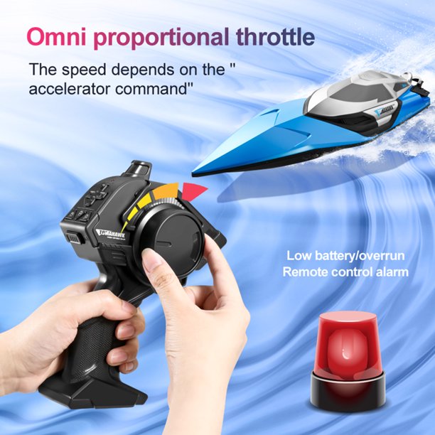 4CH impermeable RC Racing Boat 70 km/h alta velocidad 2,4 GHz juguetes regalo para niños adultos