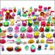 thumbnail image 3 of Novedad y novedad, 50 100 piezas/juego, tienda, muñecas de frutas familiares, pequeñas figuras, figuras de Kins de estaciones mixtas, juguetes de acción, 3 of 4