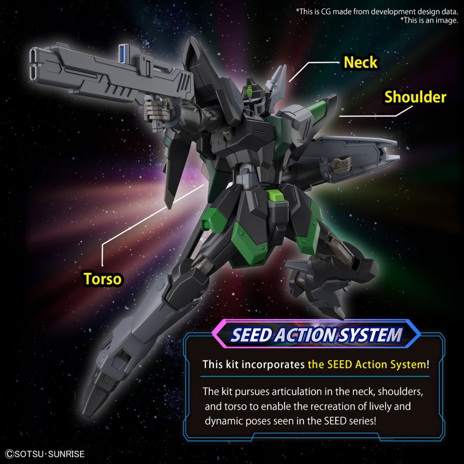 Gundam Freedom Black Rud-ro.A HG 1:144 Model Kit