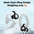 thumbnail image 3 of VEATOOL Clip on Earbuds,Open Ear Headphones Wireless Bluetooth 5.4 Sports Earphones with ENC Clear Call,50H Playtime, IPX7 Water Resistant,Comfortable for Small Ears & Glasses Wearers,Workouts, 3 of 7