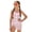 Pink Axolotl, variant on Jiueut Pink Cow Spot Print Girls One Piece Swimsuit with Adjustable Strap One Shoulder Swimwear with Mesh Cover Up Skirt Cute Bathing Suit 7-18 Years