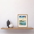 thumbnail image 2 of Waka no ura Kii Province Utagawa Hiroshige Japanese Woodblock Classic Collection Artwork Framed Wall Art Print A4, 2 of 4