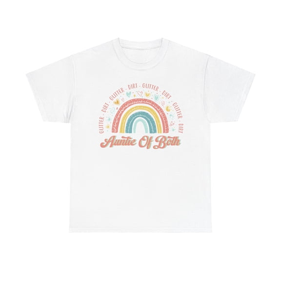 Glitter and dirt auntie of both Rainbow shirt, mother's shirt ID-0417-C7HD