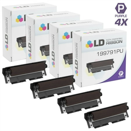 - LD Compatible Printer Ink Roller Replacement for NCR 199791 (Purple, 4-Pack)