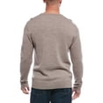 thumbnail image 2 of Magaschoni mens  Merino Wool-Blend Crewneck Sweater, XL, Brown Multi, 2 of 3