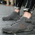 thumbnail image 6 of Men's Sneakers Fashionable Suede Casual Comfort High Top Ankle Boots Warm Outdoor Footwear for Active, 6 of 9
