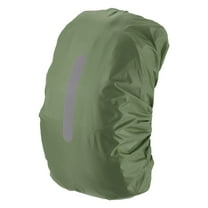 Uxcell Waterproof Backpack Rain Cover, 75L-85L Backpack Cover, Bag Rain Cover with Reflective Strap [Army Green]