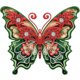 thumbnail image 1 of Pintura de diamante 5D DIY parcial con forma especial, kit de mariposa de Navidad, 30 x 30 cm, 1 of 9