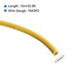 thumbnail image 2 of Uxcell 16AWG Stranded Wire Hookup 10M/33ft Yellow, Electrical Wire UL1007 Spool, 2 of 6