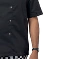 thumbnail image 3 of Dennys Mens Stud Front Short-Sleeved Chef Jacket, 3 of 4