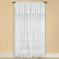 thumbnail image 2 of Collections Etc Carly Sheer Floral Lace Design Curtain Panel and Valance, 2 of 3