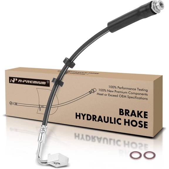 A-Premium Rear Passenger Brake Hydraulic Hose Compatible with Dodge Models - Viper 2001-2002 8.0L 2003-2006 8.3L 2008-2010 8.4L - Replace# 5290112AC