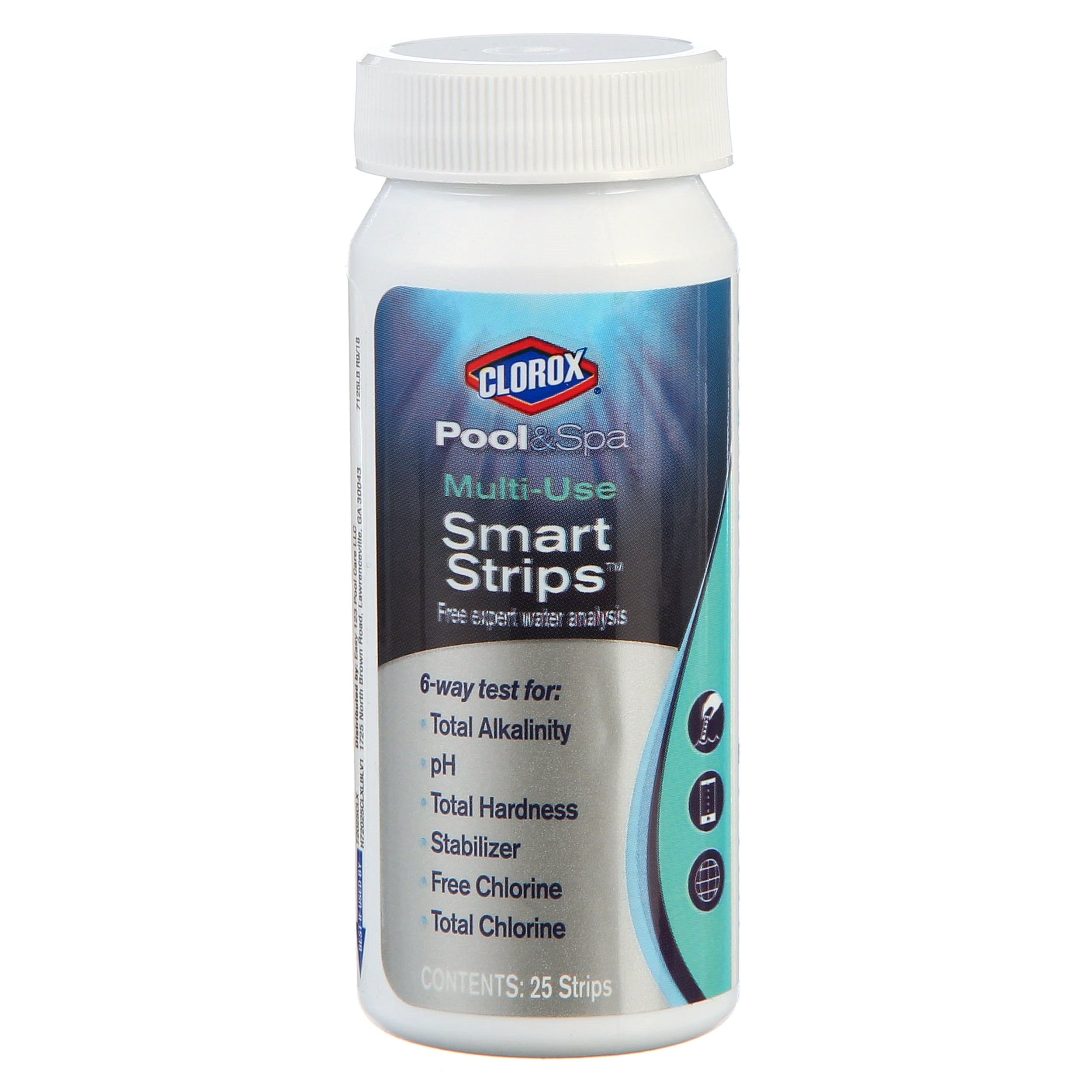 Clorox Pool and Spa Smart Strips with indicator 25 strips