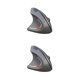 thumbnail image 2 of Cateissary Ratón de ordenador ergonómico inalámbrico Vertical rojo 1600DPI botón óptico 6D Gamer Mause ratón de ordenador portátil Vertical para Gris 2piezas, 2 of 6